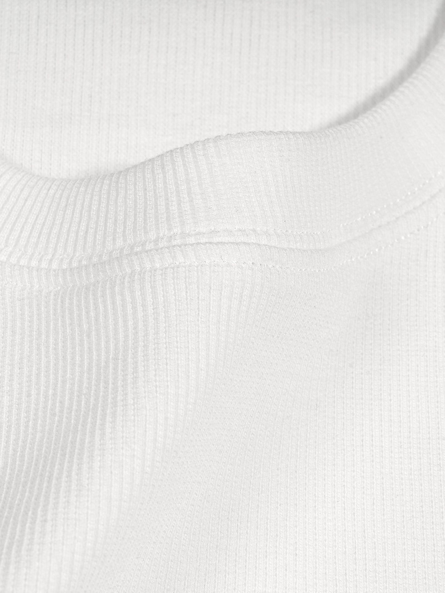 Men's Bodycon Ribbed Crop Top detail