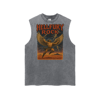 HellRock Fury Vintage Cut Off