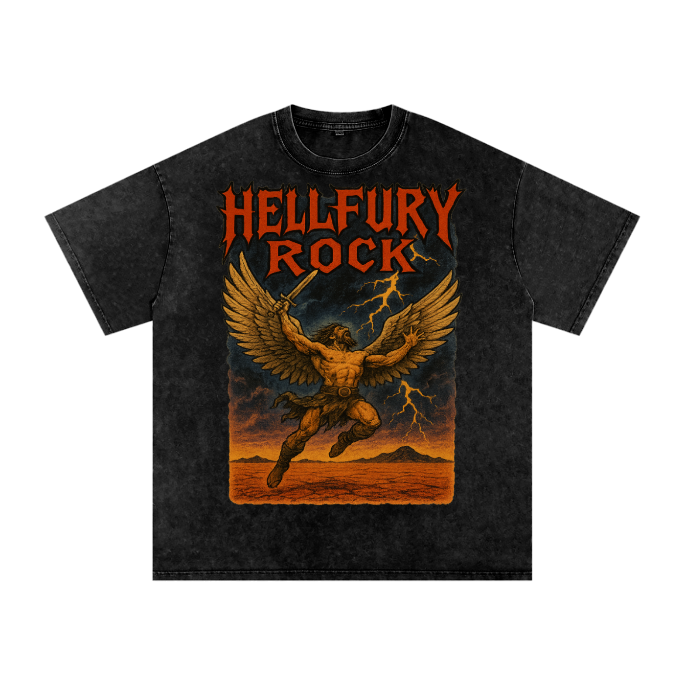Hellrock Fury Oversized Tee