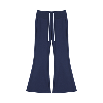 Women's Drawstring Flared Leg Pants