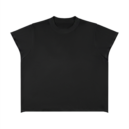 Unisex Boxy Raw Edge T-Shirt
