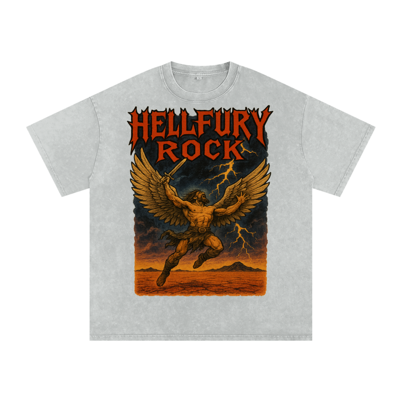 Hellrock Fury Oversized Tee