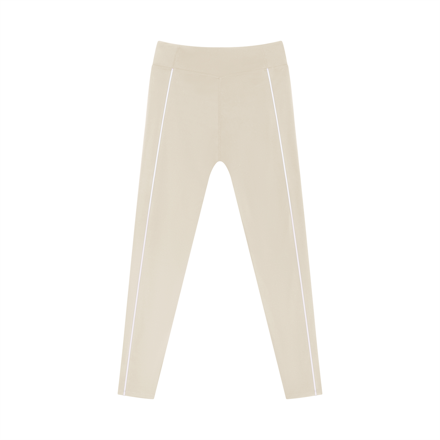 Women's High-Waist Tapered Leggings - Flat Lay Front