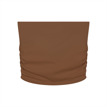Women’s Ruched Cropped Yoga Tube Top