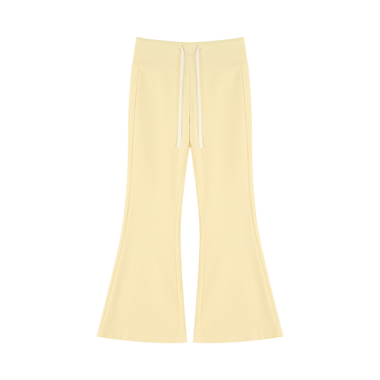 Women's Drawstring Flared Leg Pants