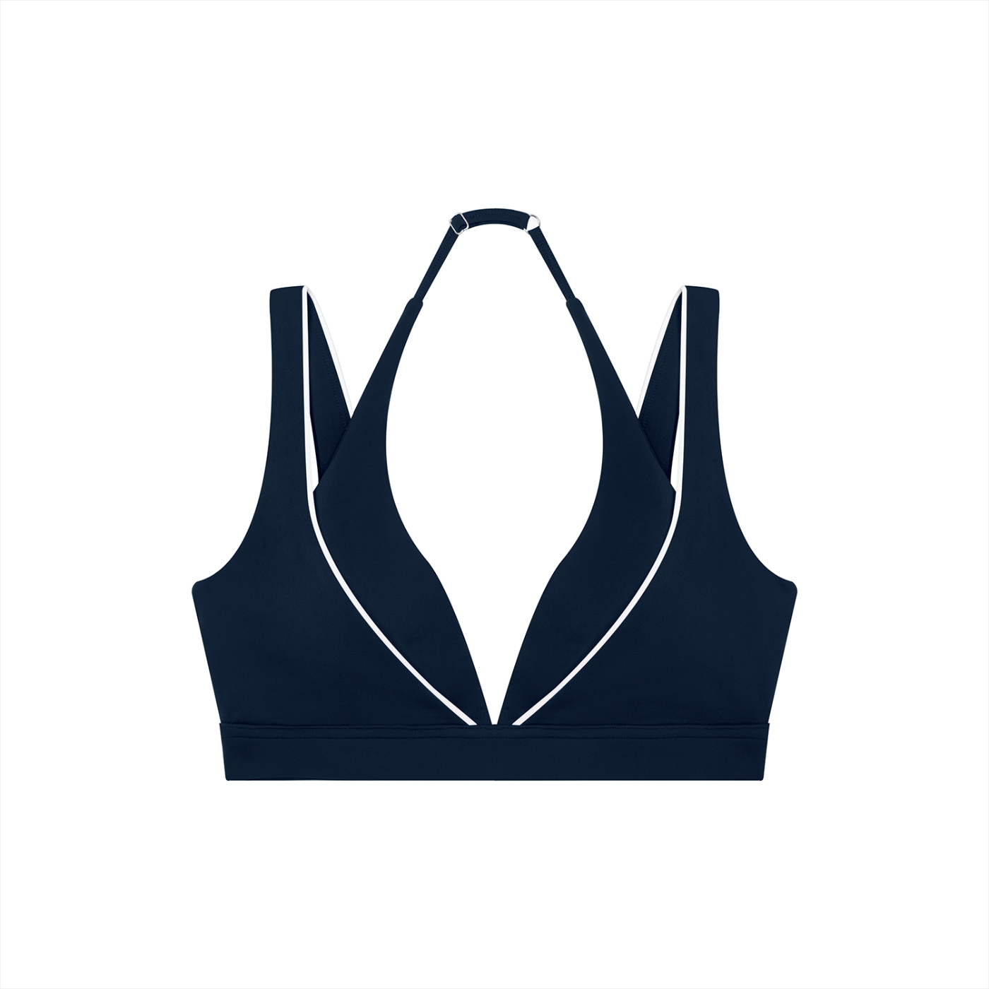 Women's Halter Neck Yoga Sports Bra - Hardware Detail