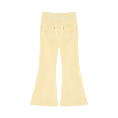 Women's Drawstring Flared Leg Pants