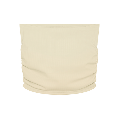 Women’s Ruched Cropped Yoga Tube Top