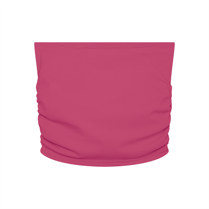 Women’s Ruched Cropped Yoga Tube Top
