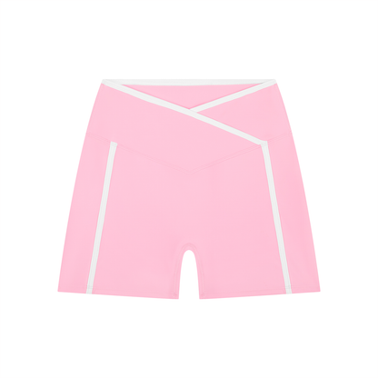 Women’s High Rise Color Block Yoga Shorts
