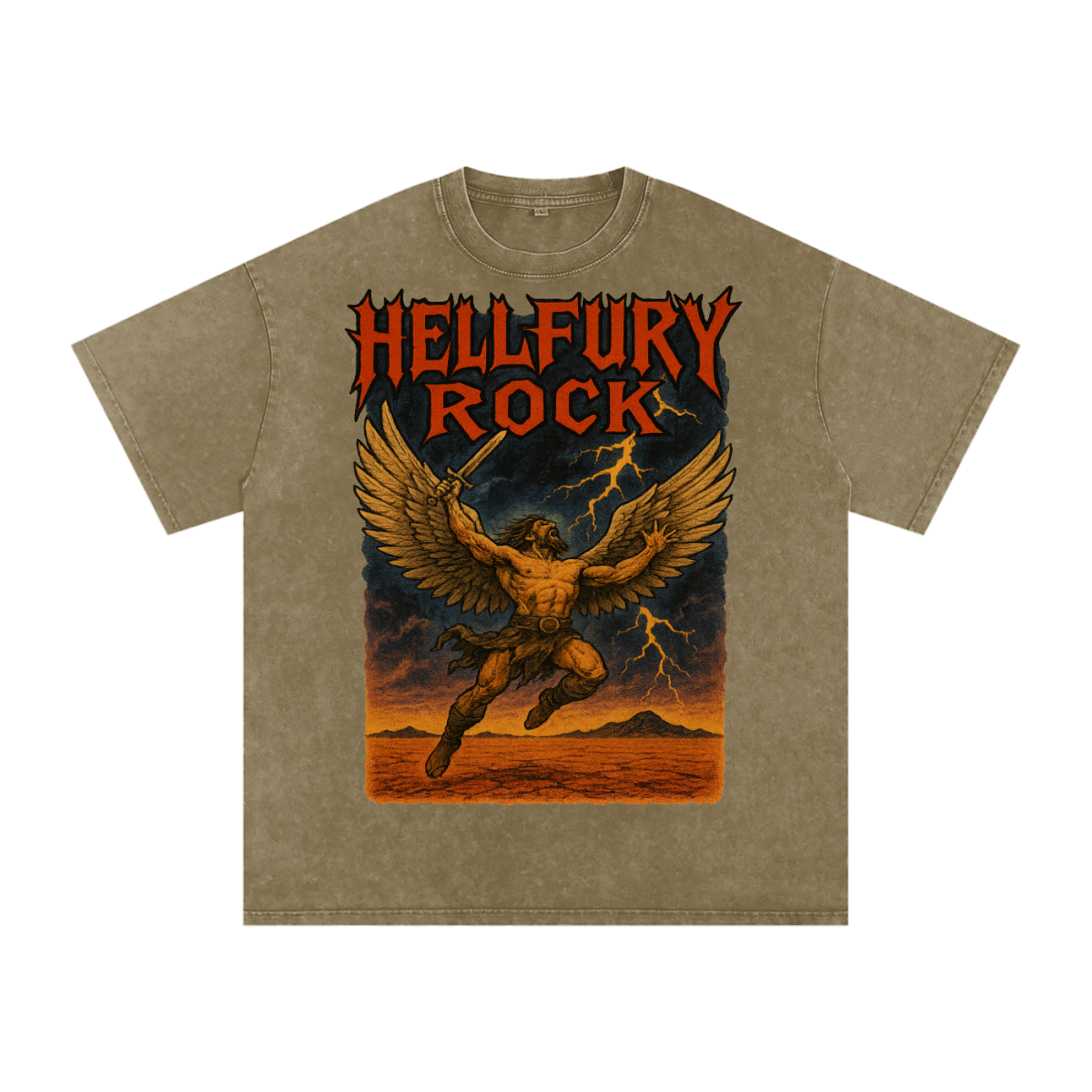 Hellrock Fury Oversized Tee