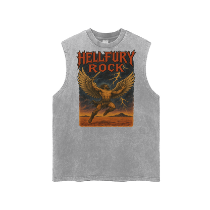 HellRock Fury Vintage Cut Off