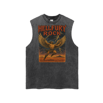 HellRock Fury Vintage Cut Off