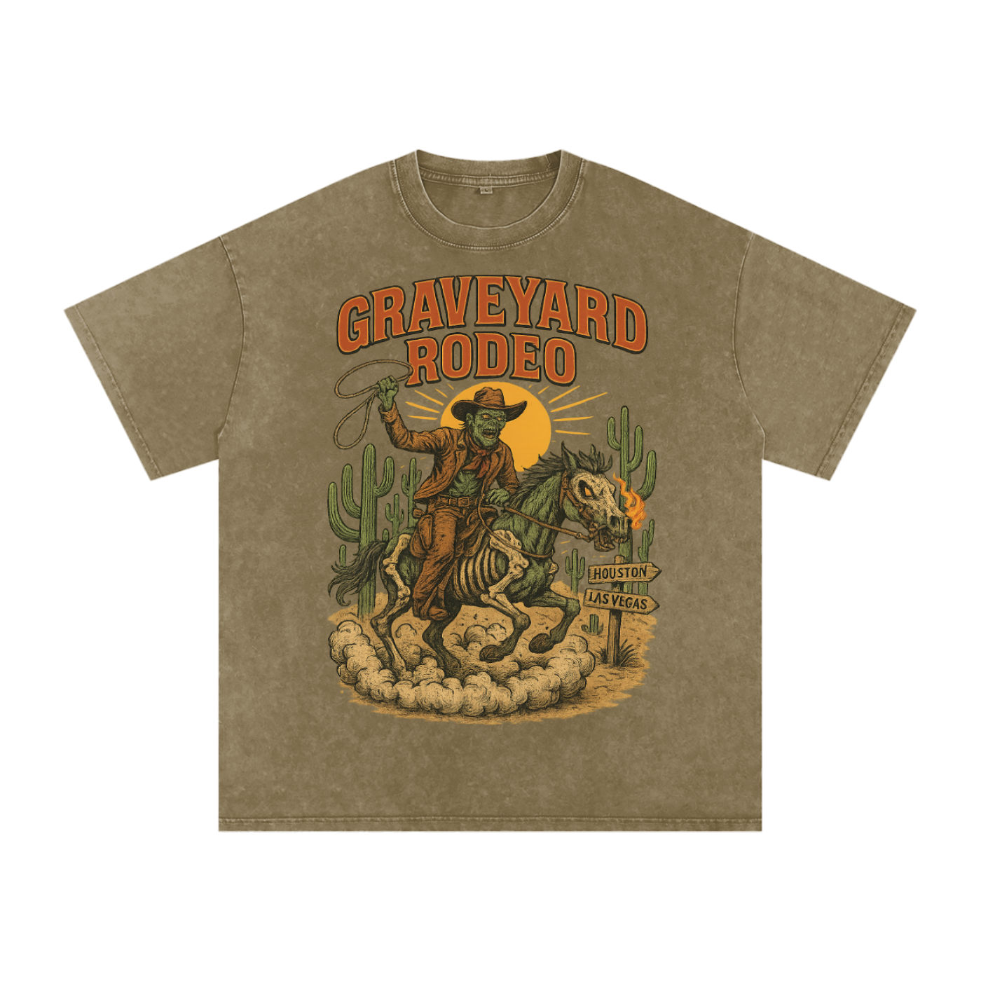 Graveyard Rodeo Oversized Tee