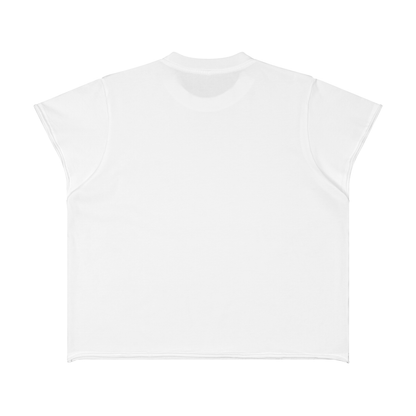 Unisex Boxy Raw Edge T-Shirt