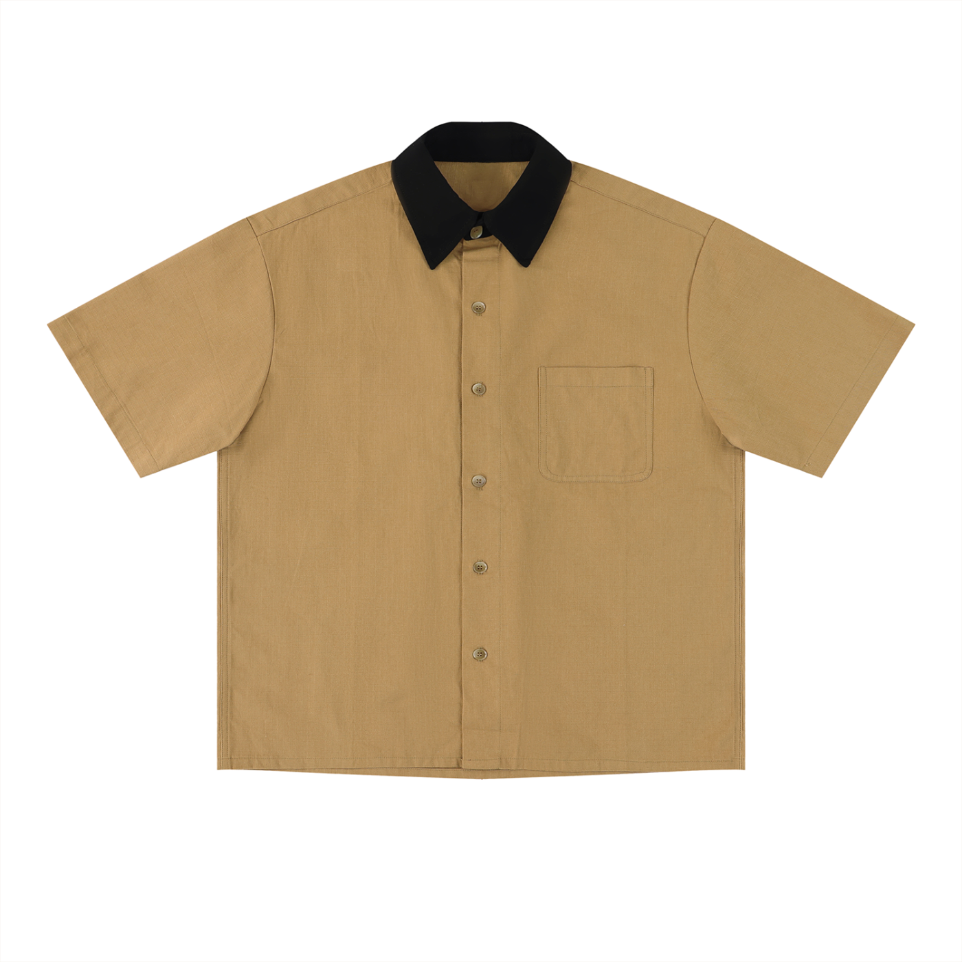 Unisex Color Block Short Sleeve Shirt