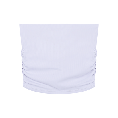 Women’s Ruched Cropped Yoga Tube Top