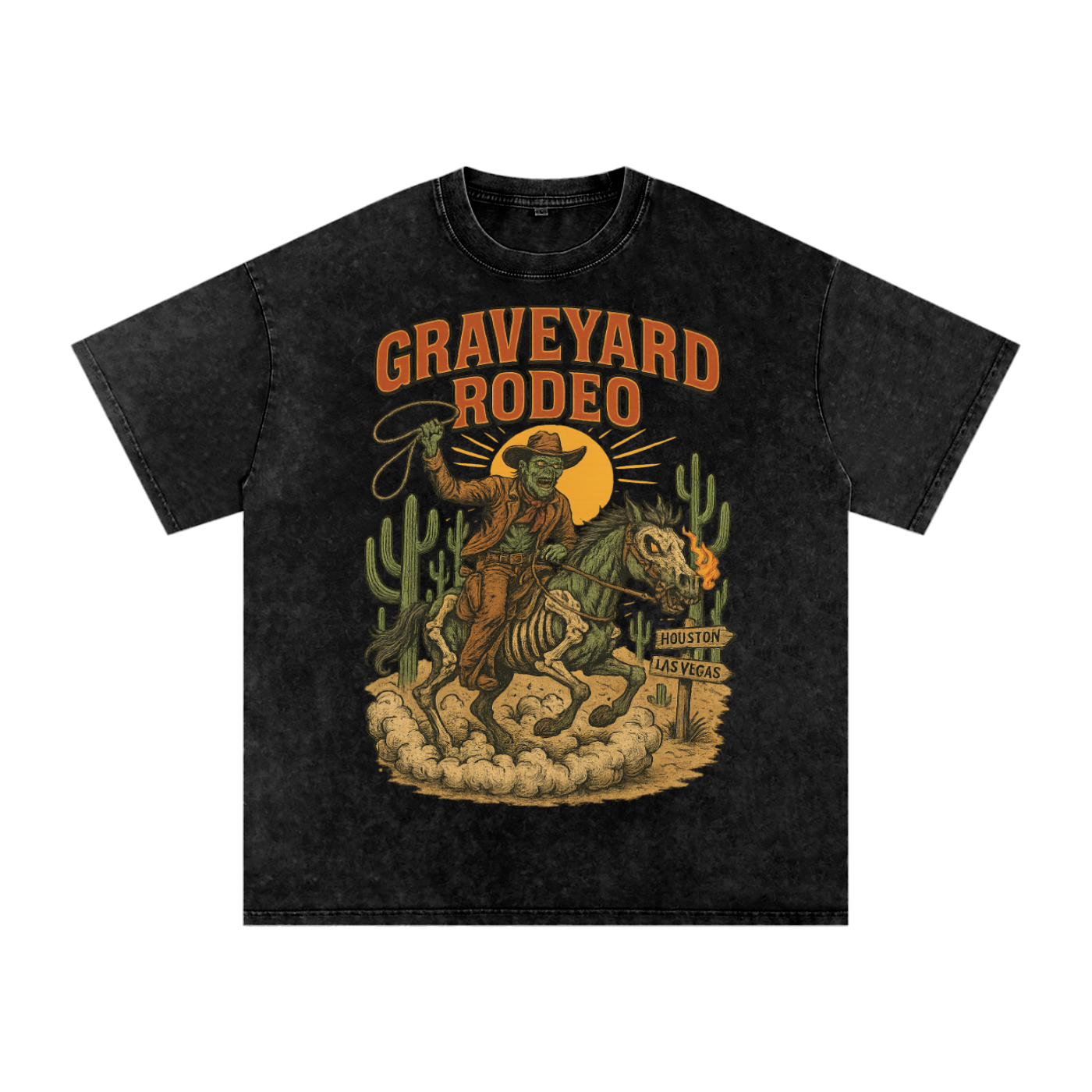 Graveyard Rodeo Oversized Tee