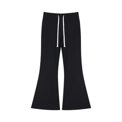 Women's Drawstring Flared Leg Pants