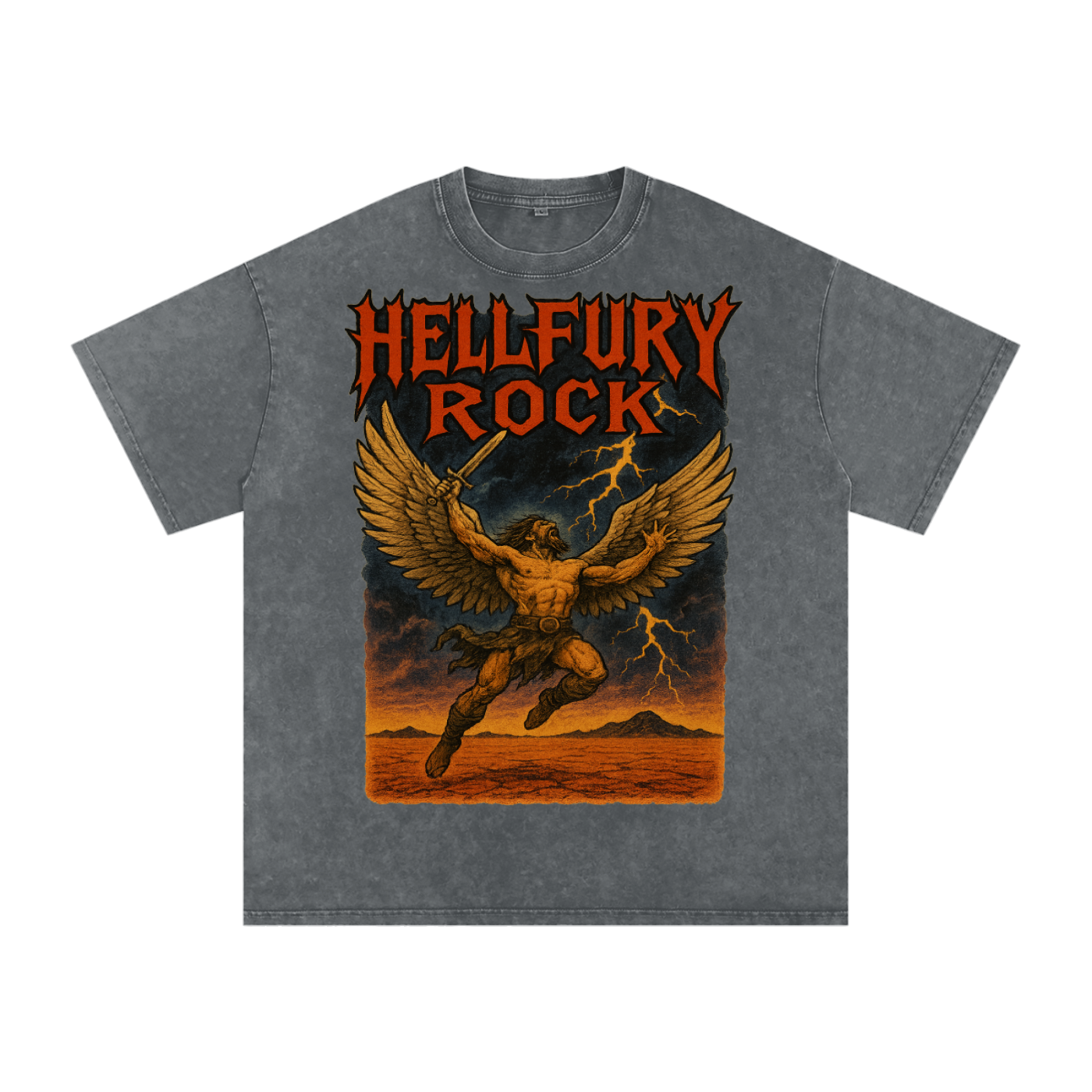 Hellrock Fury Oversized Tee