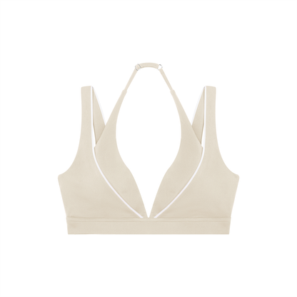 Women's Halter Yoga Set - Model Side