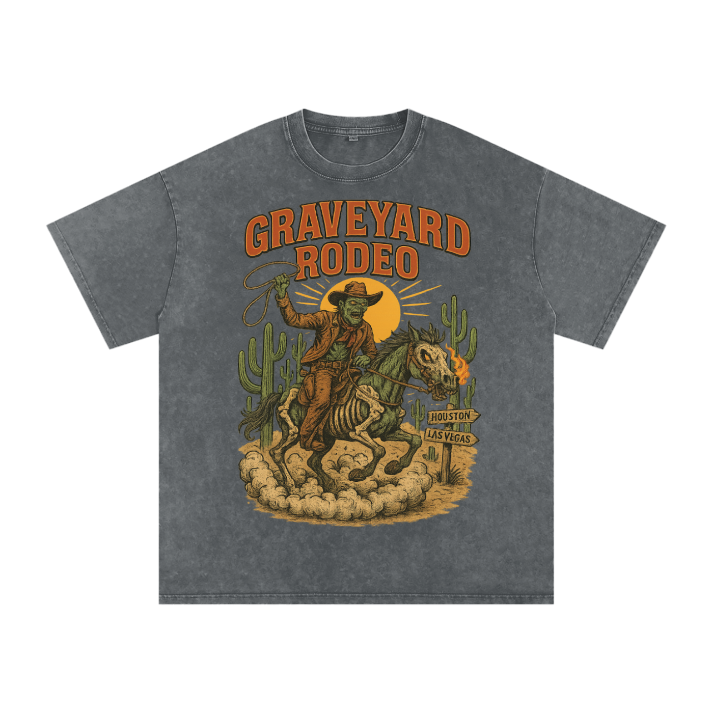 Graveyard Rodeo Oversized Tee