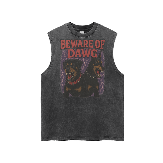 Beware Of Dawg Vintage Cut Off