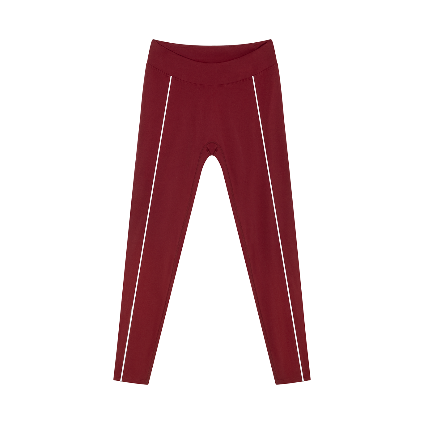 Women's High-Waist Tapered Leggings - Flat Lay Back