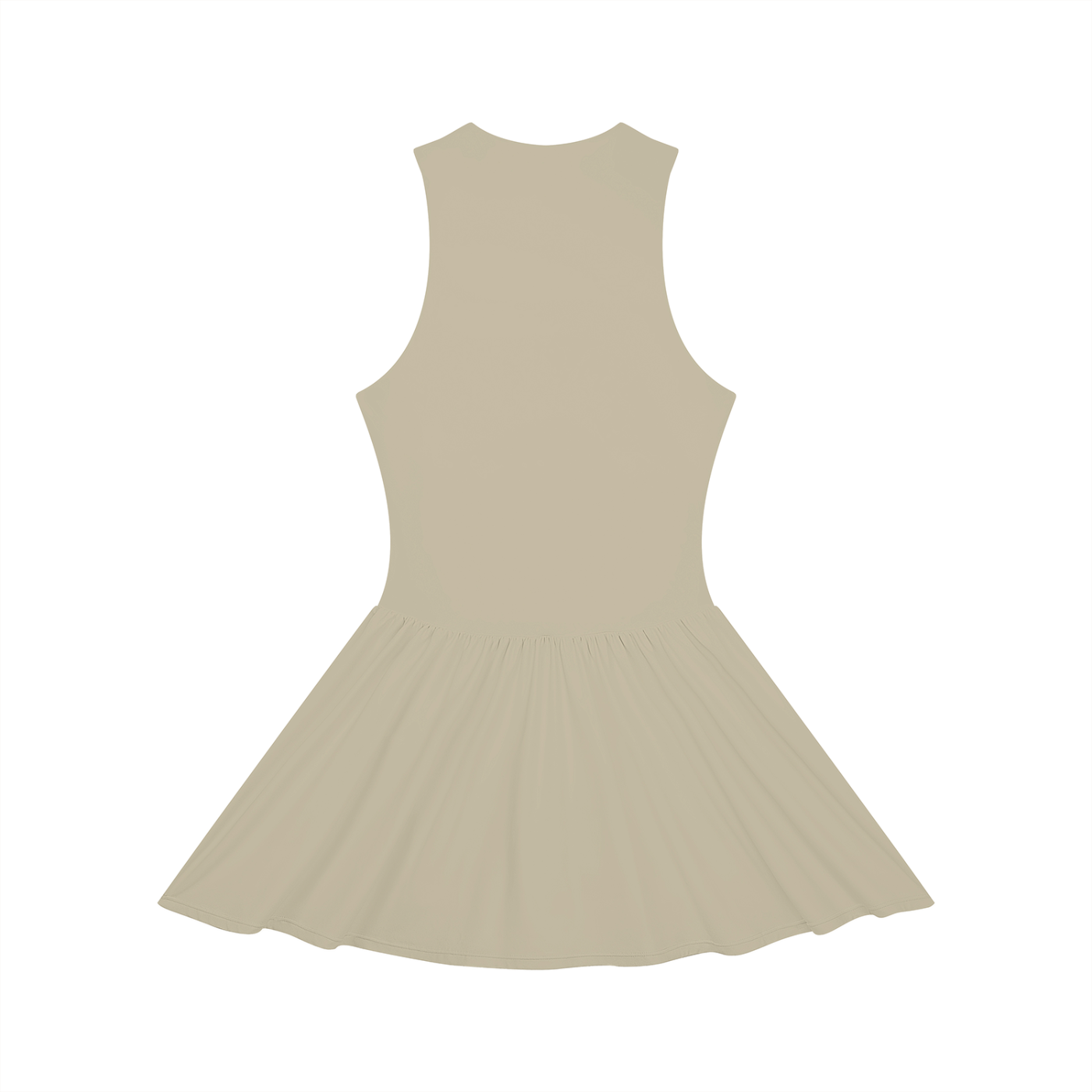 Women’s Ruched Sleeveless Full-Zip Dress