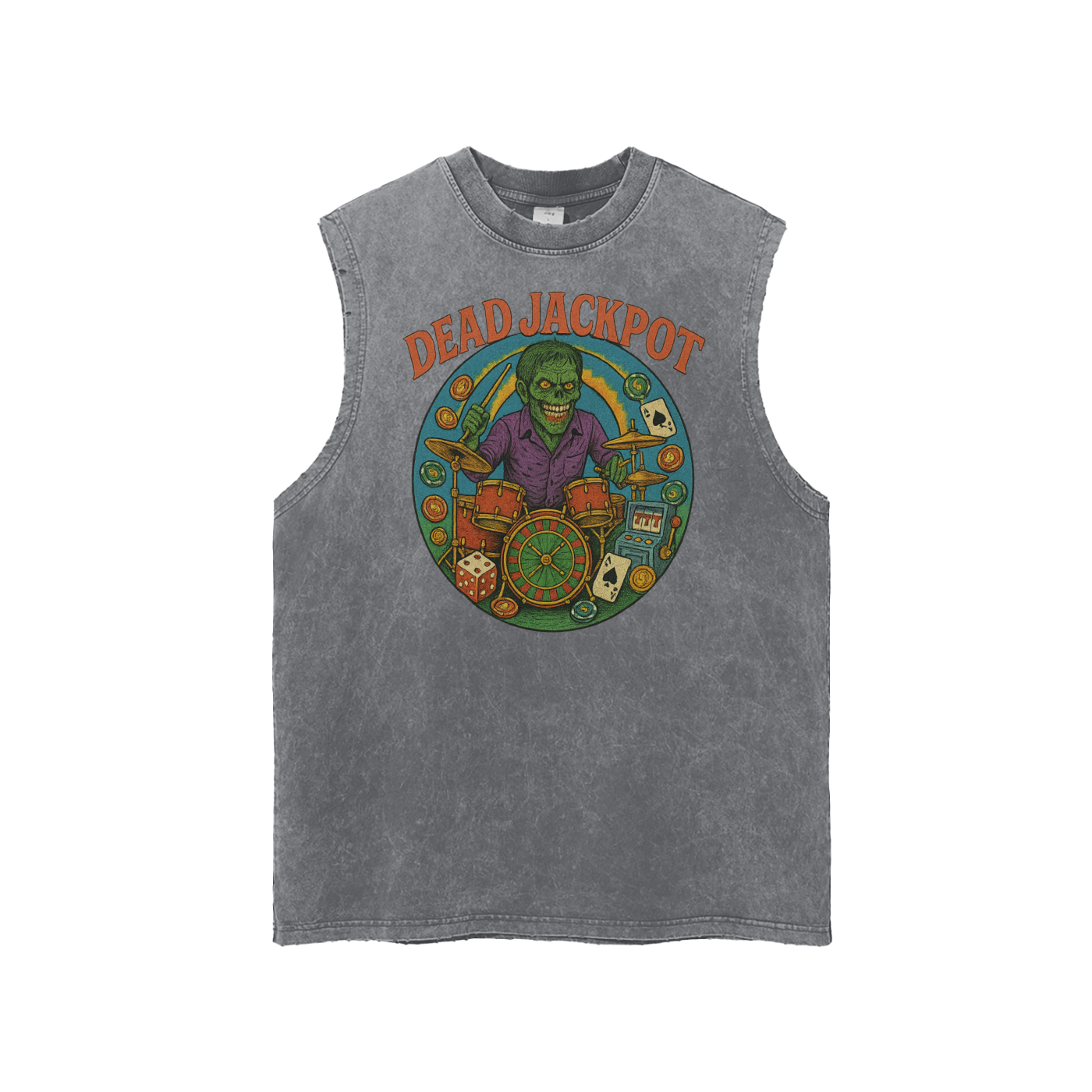 Dead Jackpot Vintage Cut Off