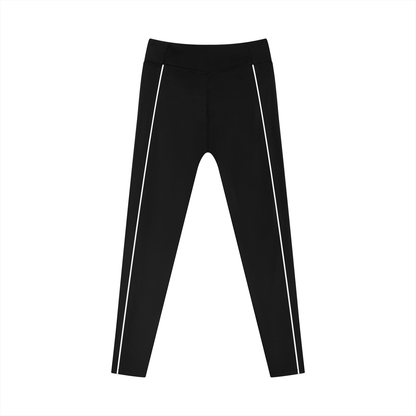 Women's High-Waist Tapered Leggings - Model Back