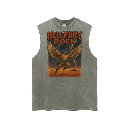 HellRock Fury Vintage Cut Off