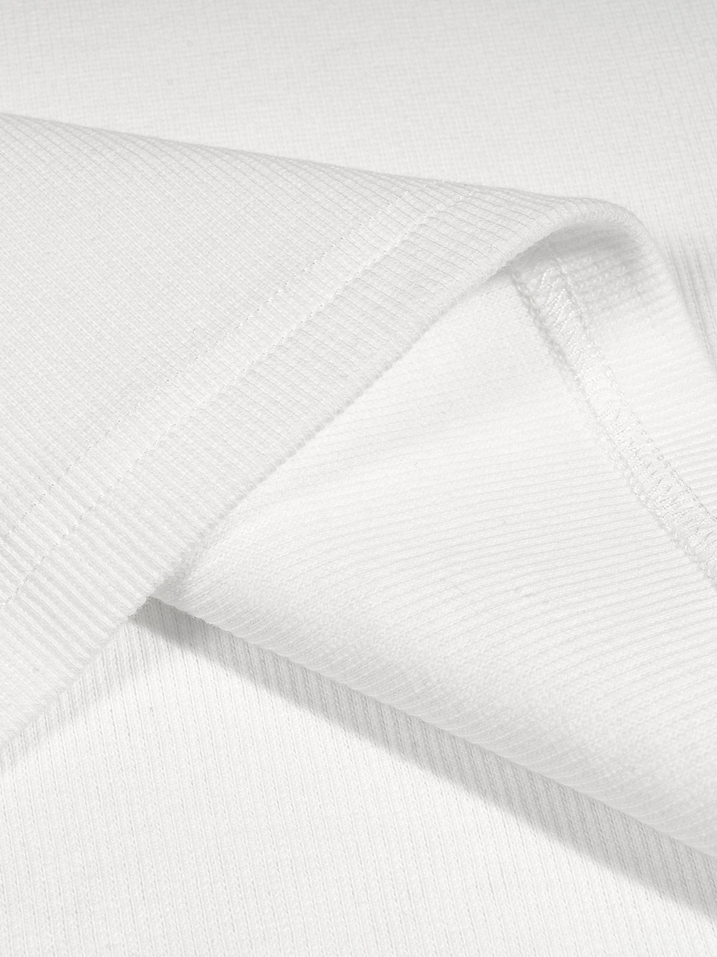 Men's Bodycon Ribbed Crop Top detail