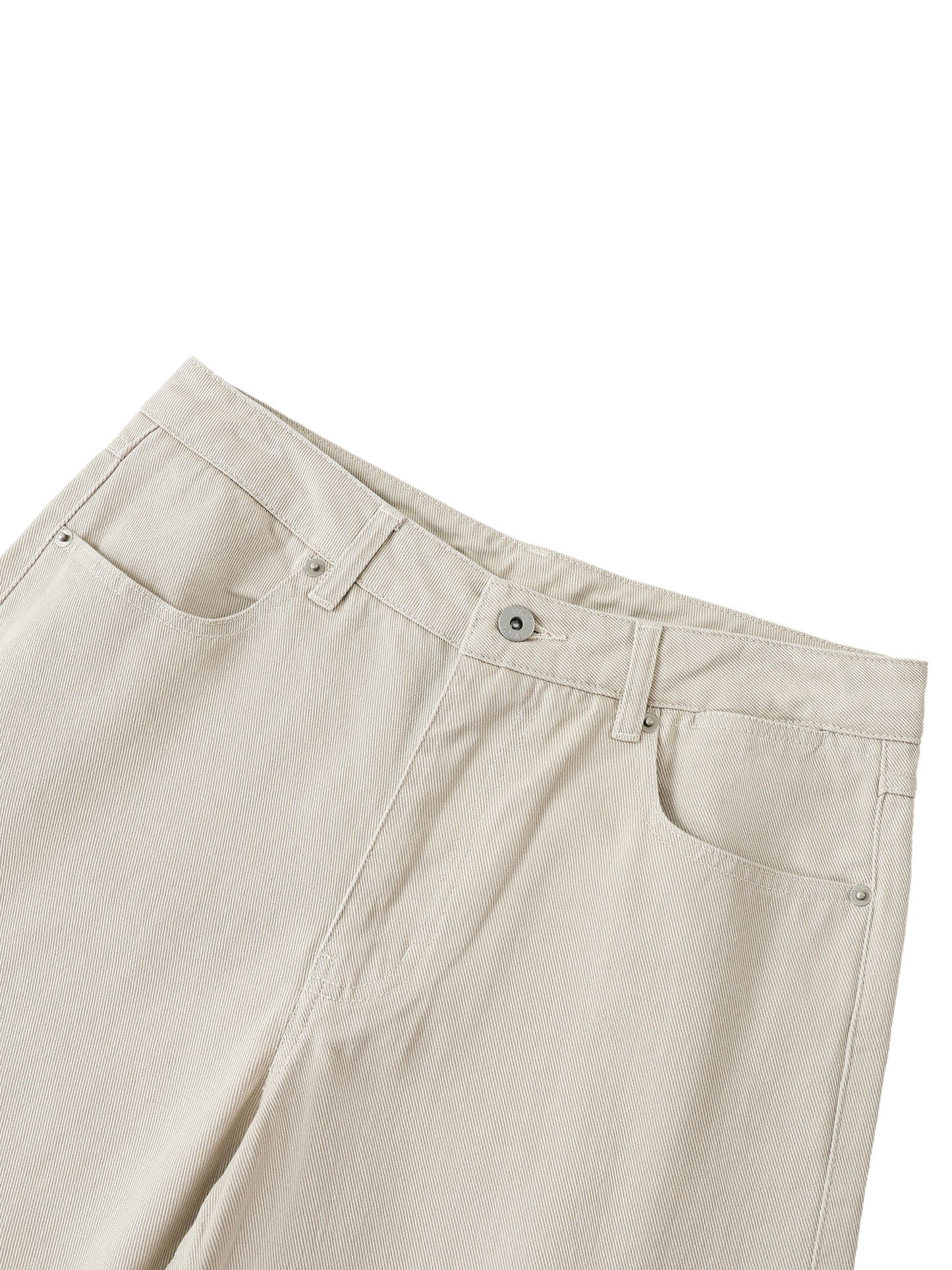 Heavyweight Cotton Straight-Leg Pants detail