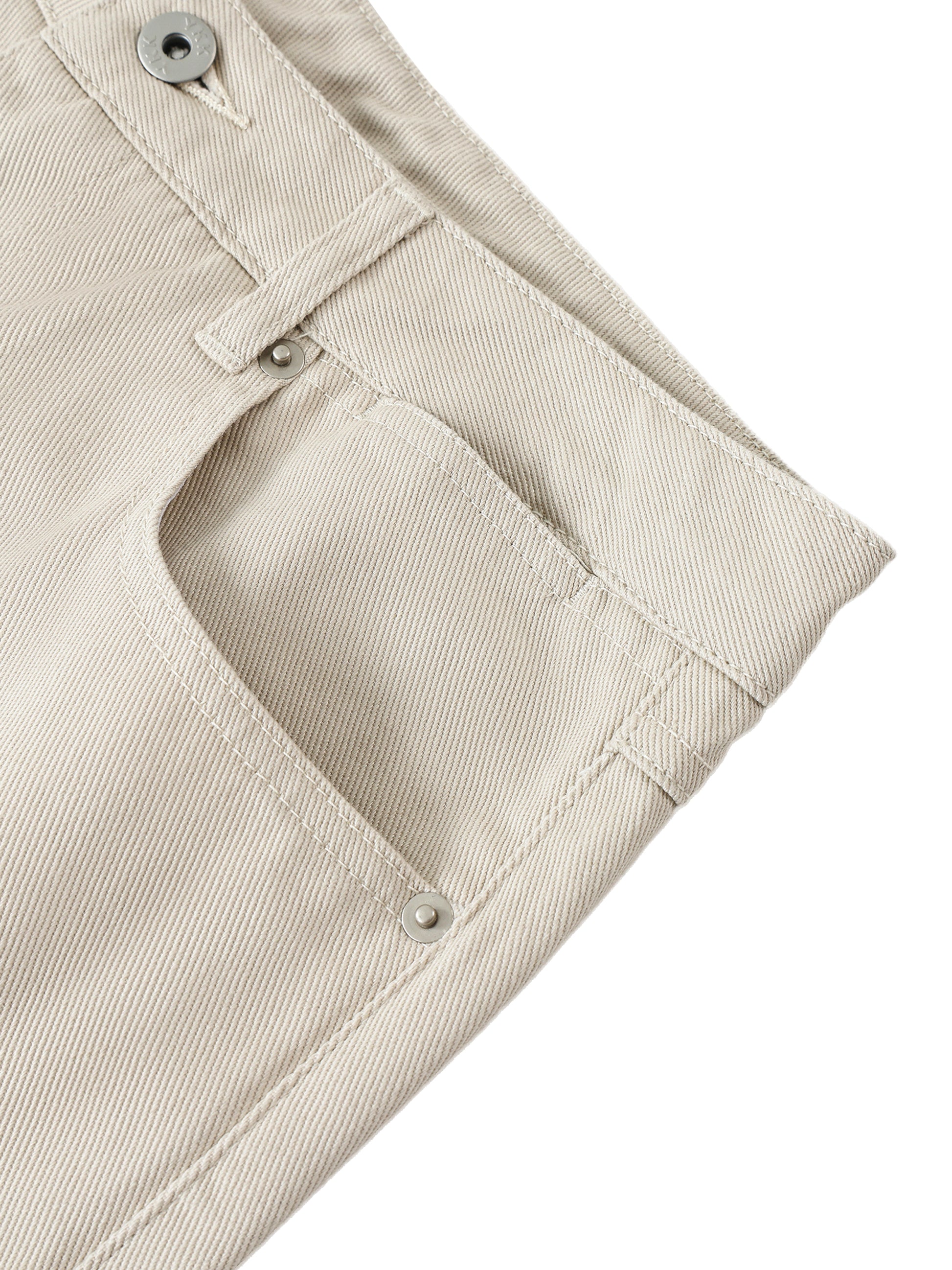 Heavyweight Cotton Straight-Leg Pants detail