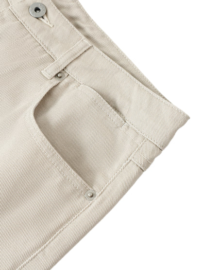 Heavyweight Cotton Straight-Leg Pants detail