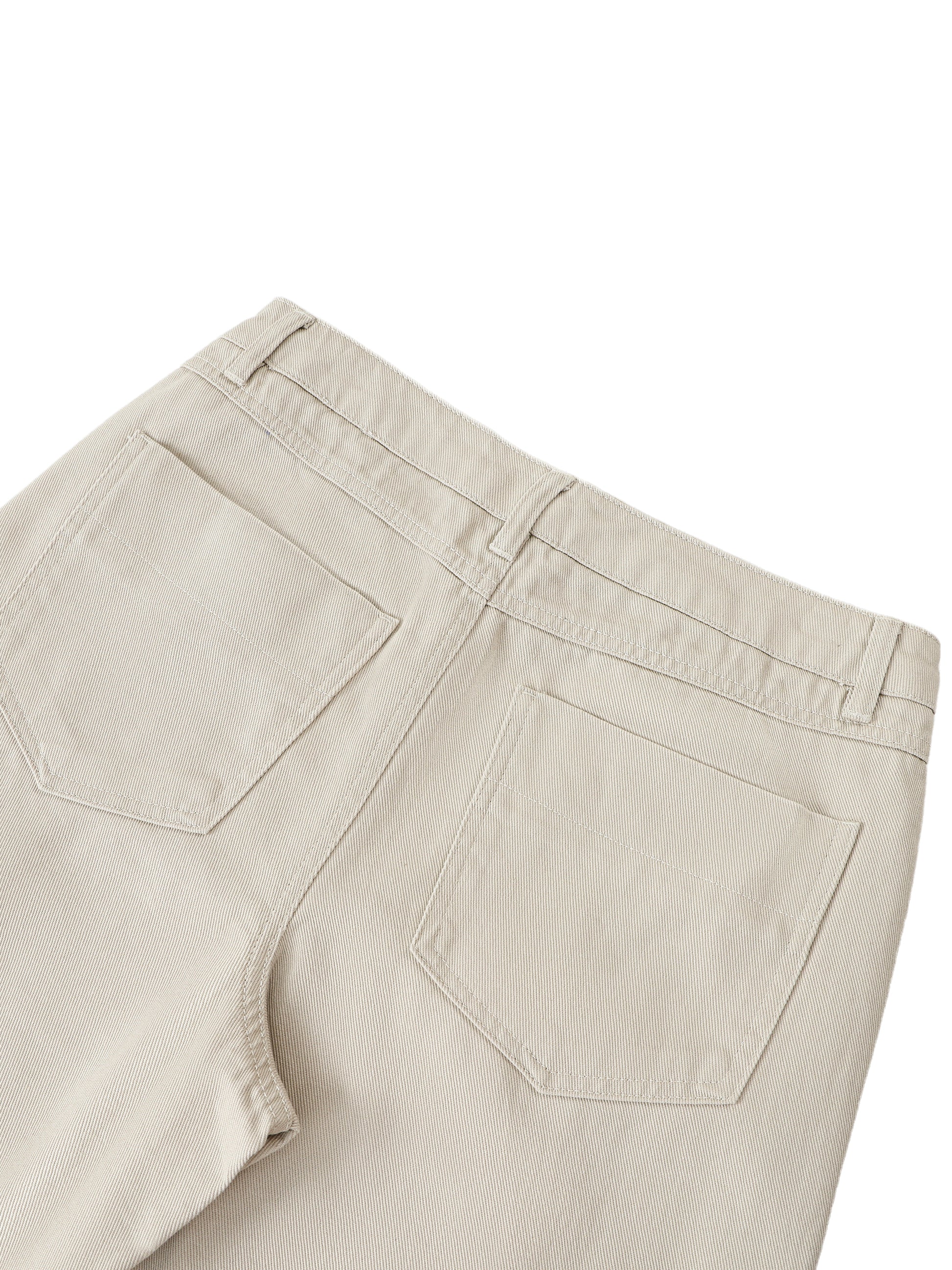 Heavyweight Cotton Straight-Leg Pants detail