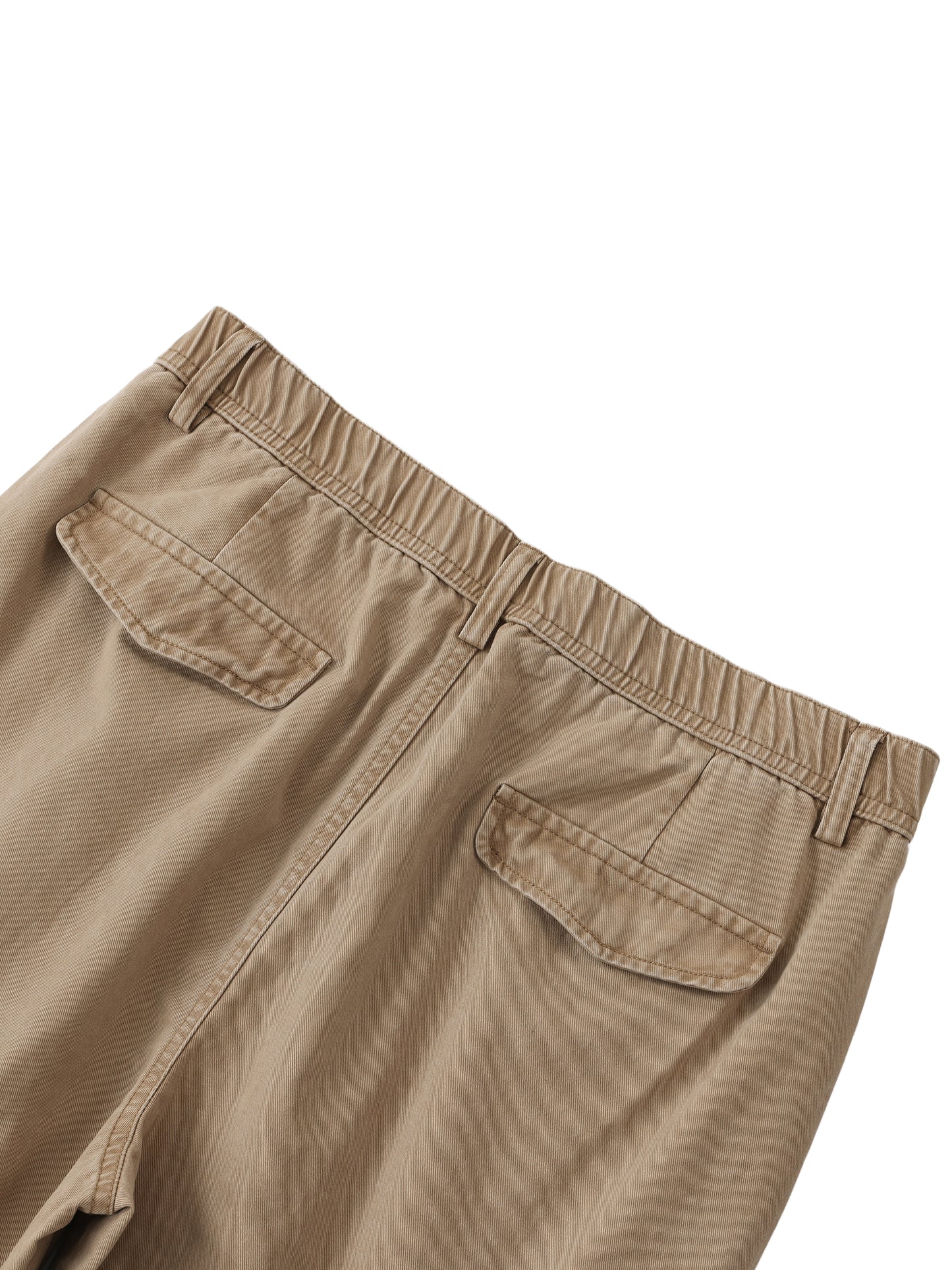 Cotton Elastic-Waist Cargo Pants detail