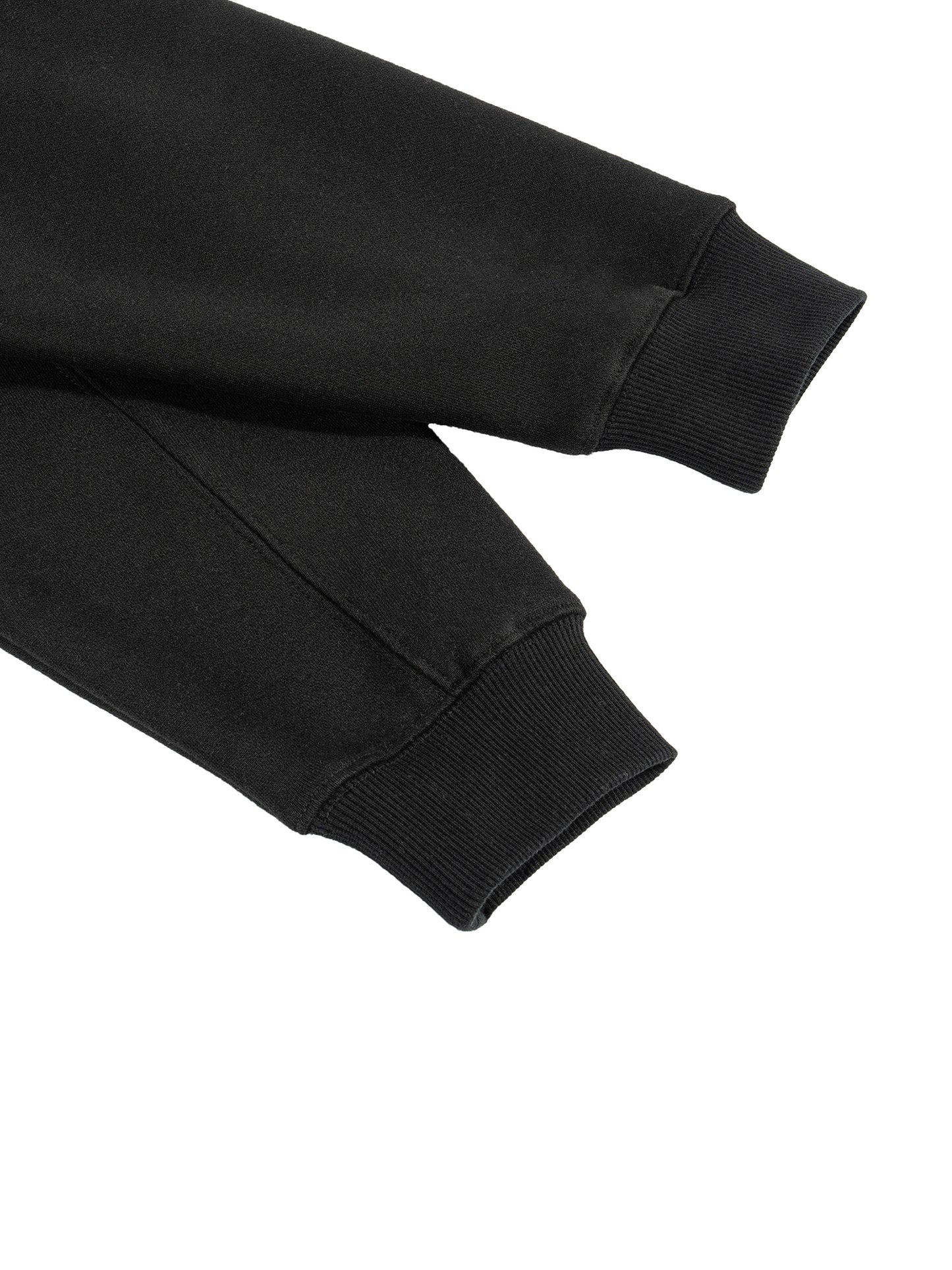 Fleece Zip-Up Boxy Hoodie detail
