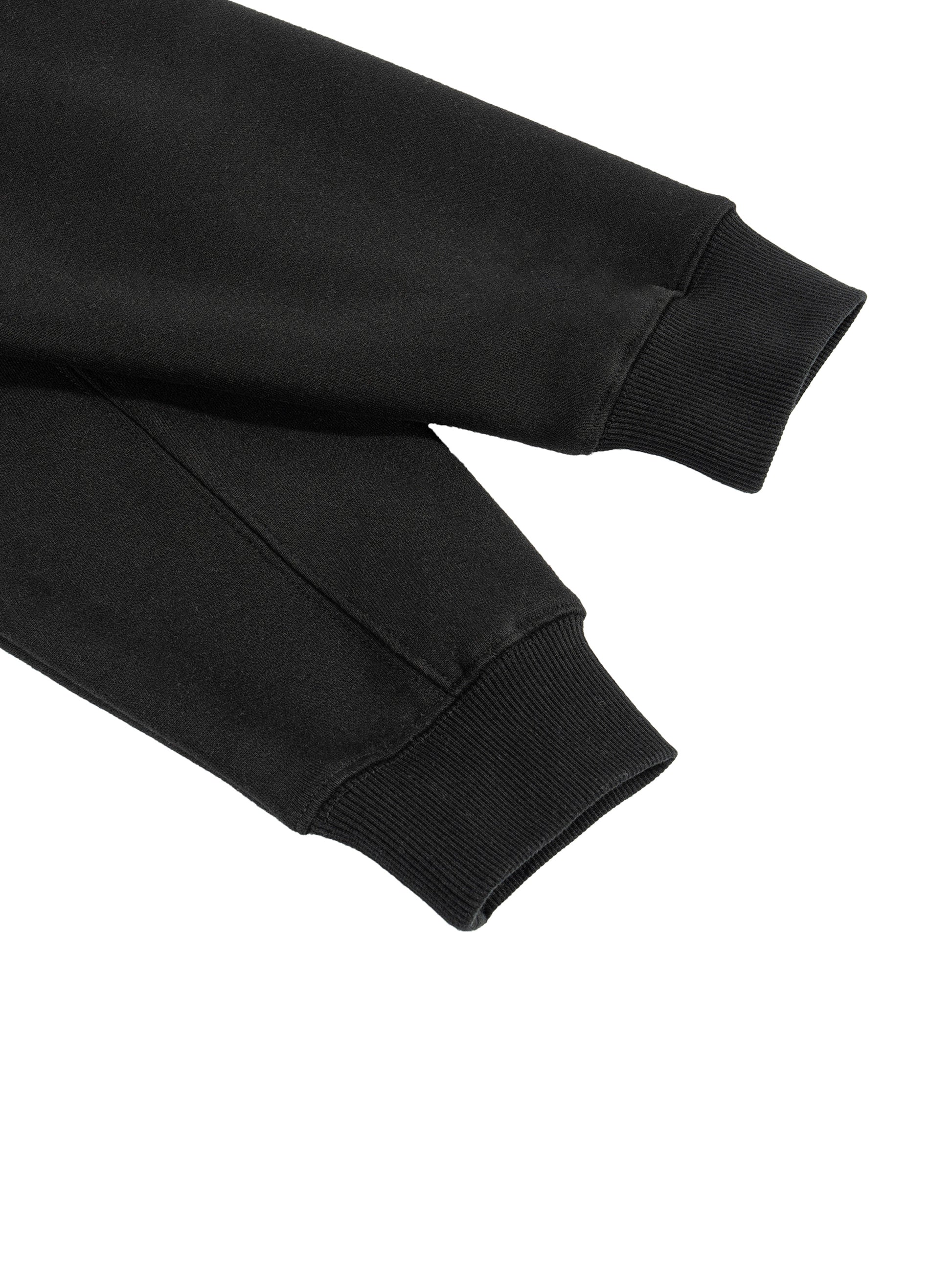 Fleece Zip-Up Boxy Hoodie detail