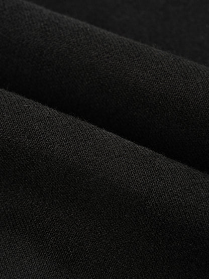 Fleece Zip-Up Boxy Hoodie detail