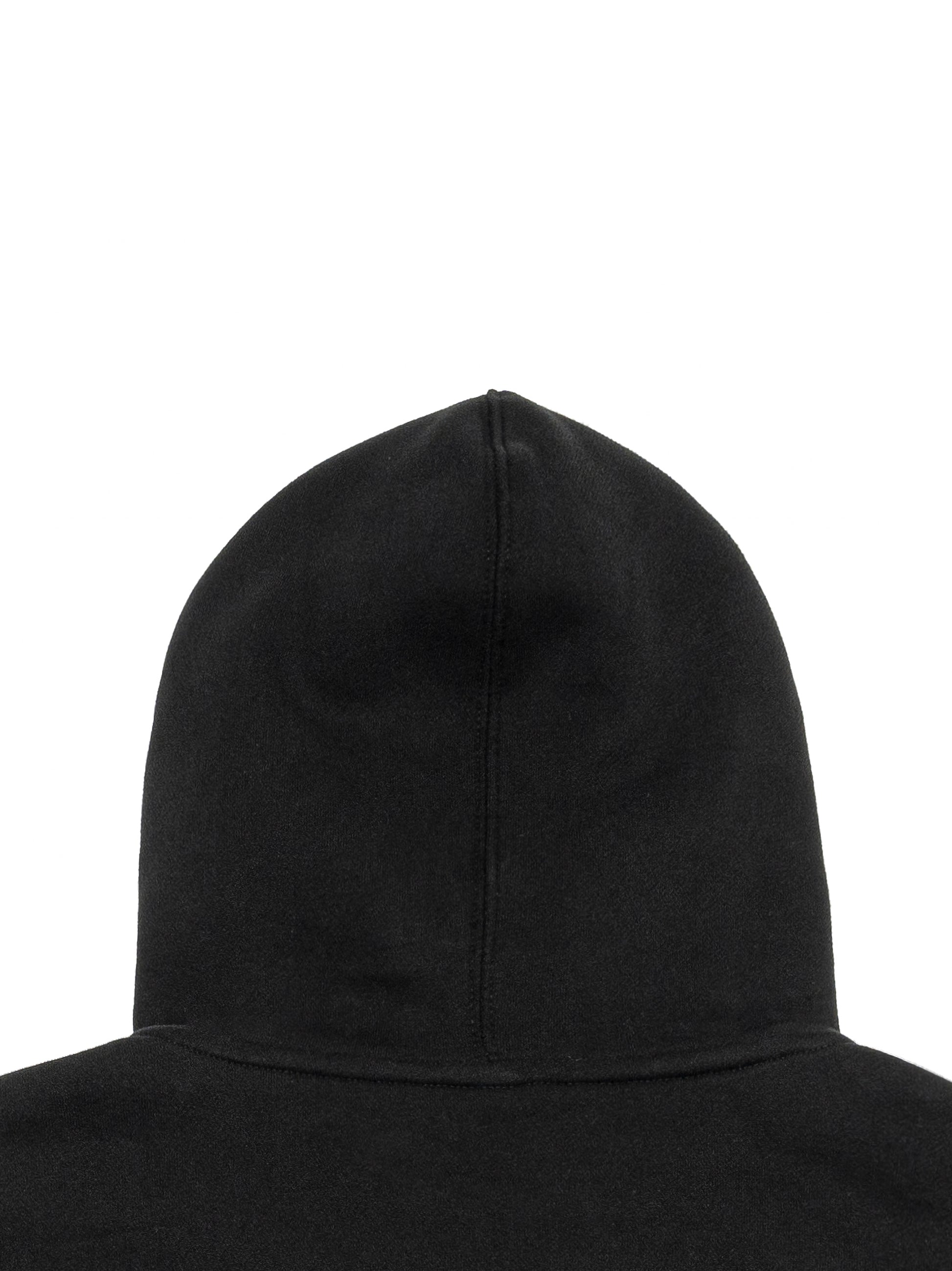 Fleece Zip-Up Boxy Hoodie detail