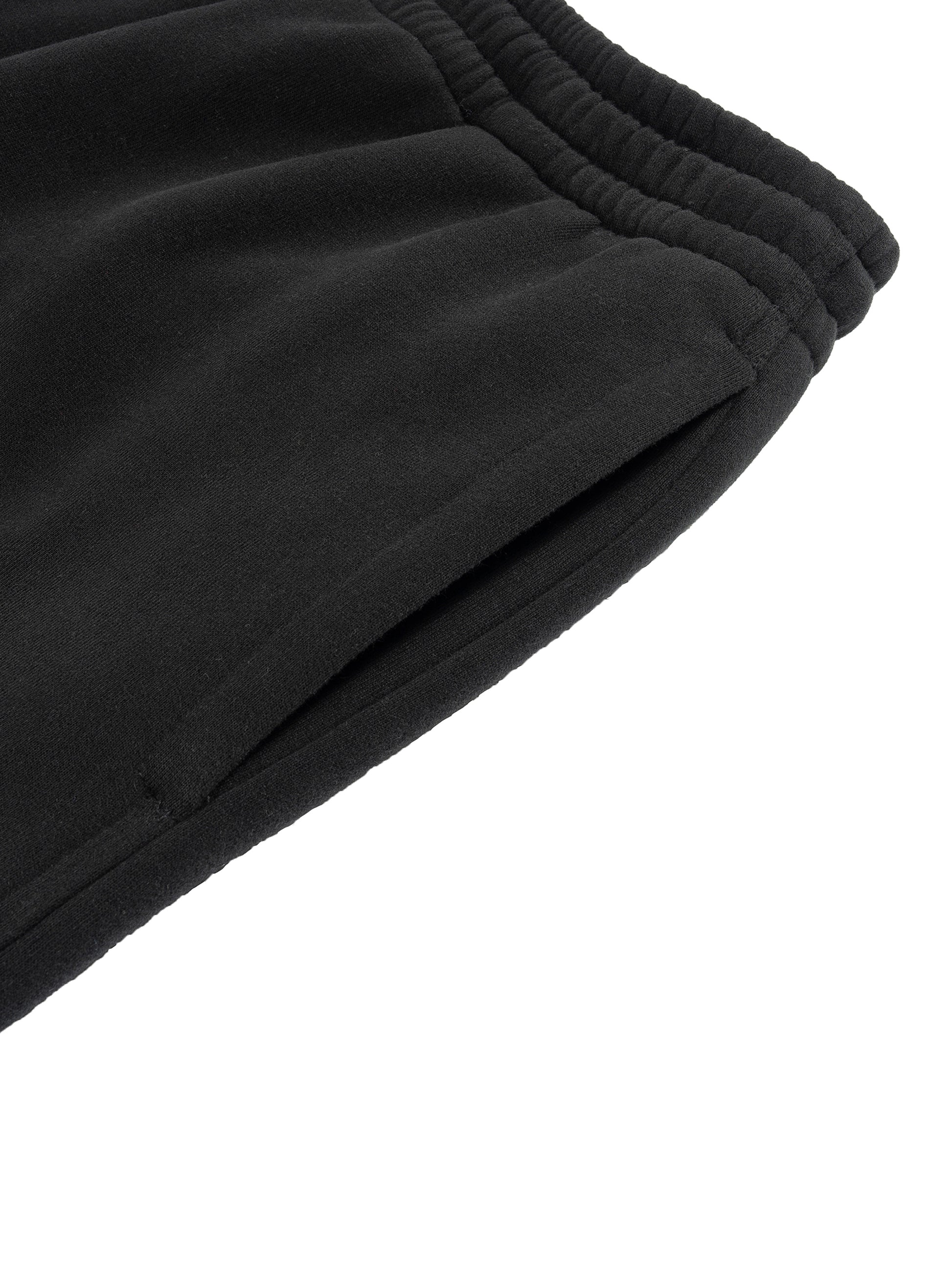 Fleece Drawstring Straight-Leg Sweatpants detail