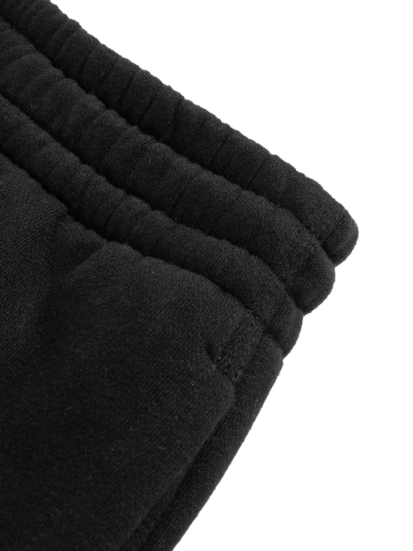 Fleece Drawstring Straight-Leg Sweatpants detail