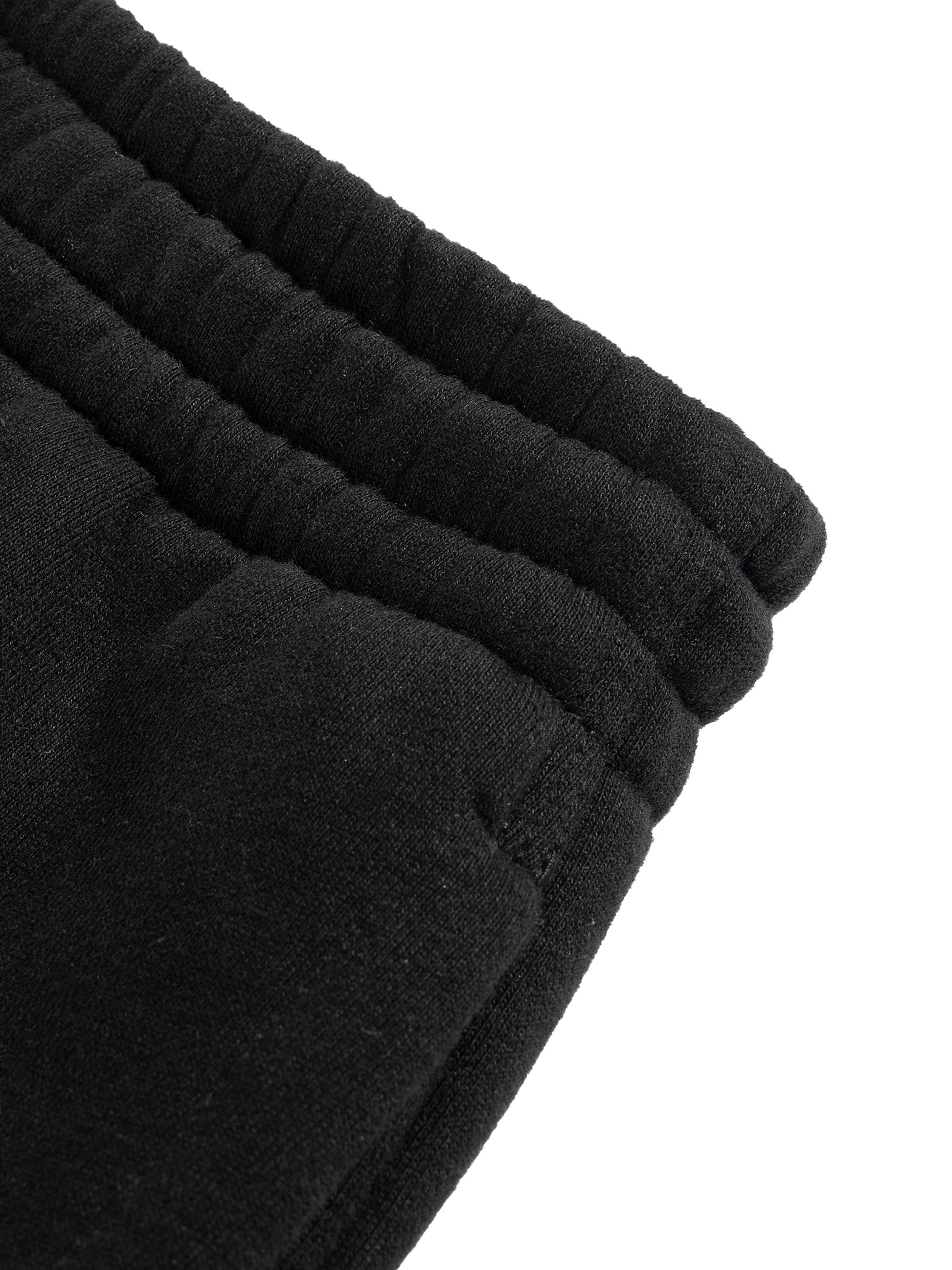 Fleece Drawstring Straight-Leg Sweatpants detail