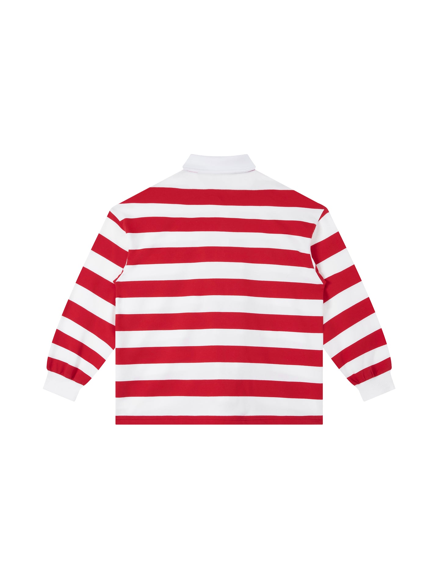 Color Block Stripe Polo Shirt - Main 2
