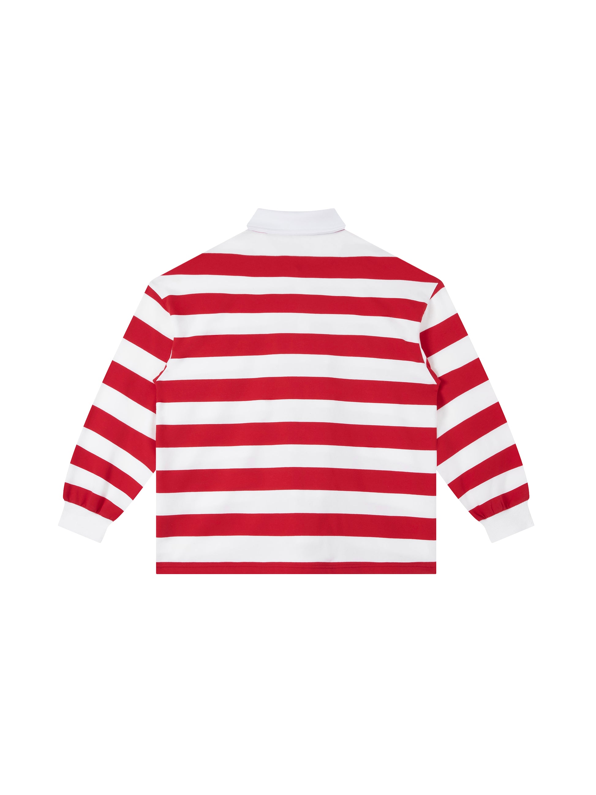 Color Block Stripe Polo Shirt - Main 2