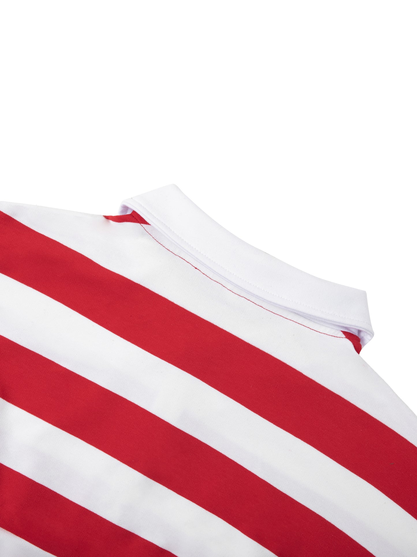 Color Block Stripe Polo Shirt - Detail 2