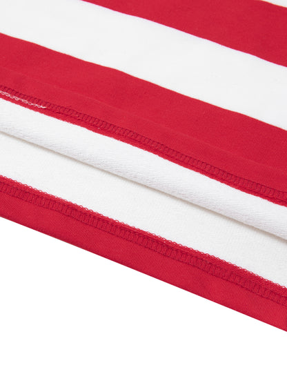Color Block Stripe Polo Shirt - Detail 4