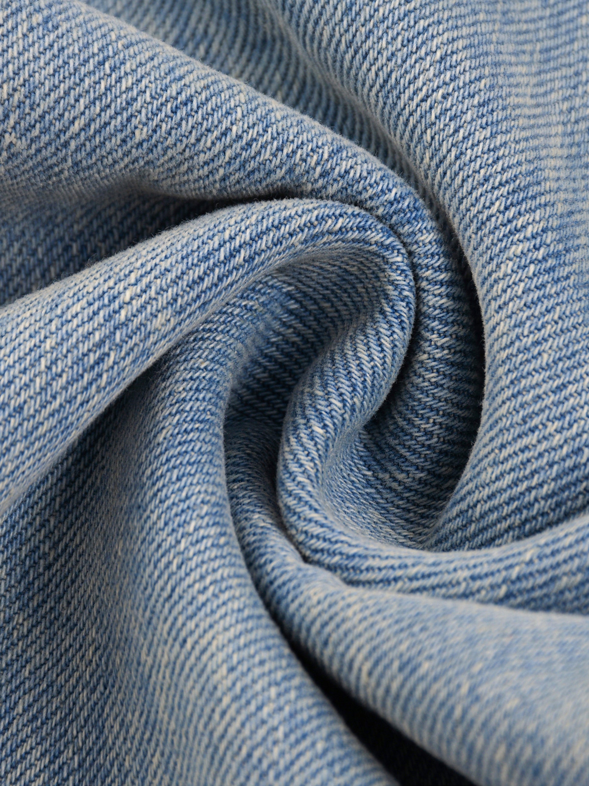 Sun Fade Raw Hem Denim Jeans - Detail 3